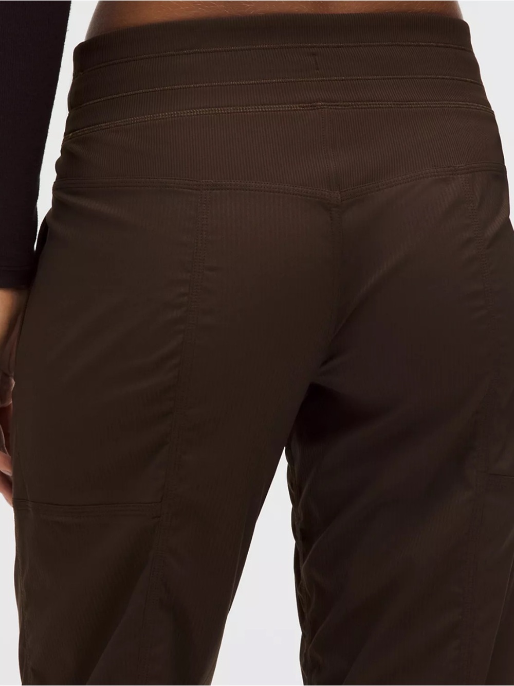 lululemon dance estudio 32” women size 10 Wide-Leg Drawstring Pants — Brown - Picture 10 of 11